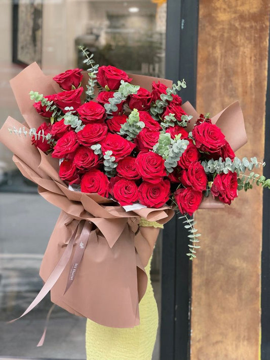 Three Dozen Red Roses