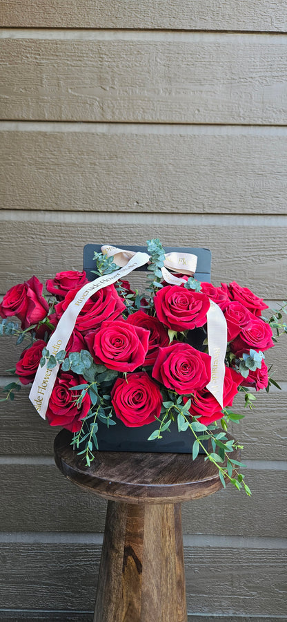 Two Dozen Roses – Signature Box Arrangement